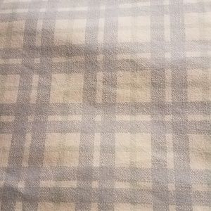 Westpoint Stevens king flat blue plaid sheet